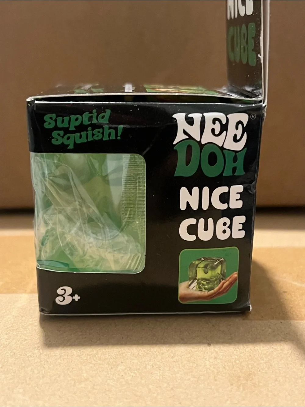 Monster Energy Nice Cube NeeDoh Stress Toy - Green